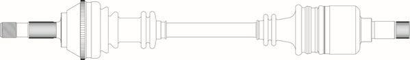 General Ricambi FI3232 - Приводной вал avtokuzovplus.com.ua
