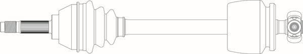 General Ricambi FI3029 - Приводной вал avtokuzovplus.com.ua