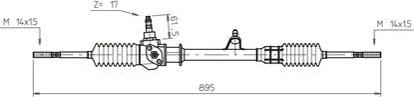General Ricambi FI4116 - Рульовий механізм, рейка autocars.com.ua