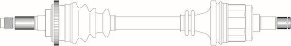 General Ricambi MZ3106 - Приводной вал avtokuzovplus.com.ua