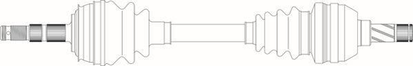 General Ricambi OP3115 - Приводной вал avtokuzovplus.com.ua