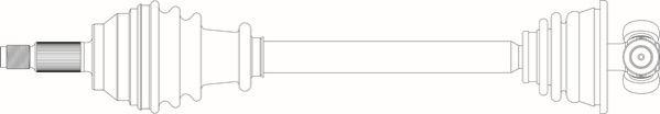 General Ricambi OP3176 - Приводной вал avtokuzovplus.com.ua