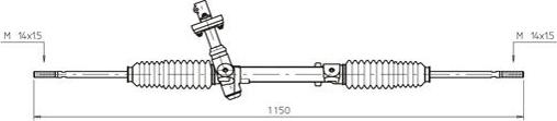 General Ricambi OP4008 - Рульовий механізм, рейка autocars.com.ua