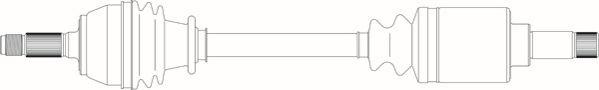 General Ricambi PE3044 - Приводной вал autodnr.net