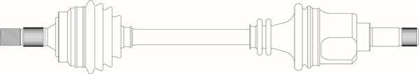 General Ricambi PE3202 - Приводной вал autodnr.net