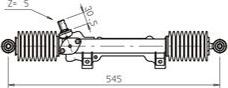 General Ricambi PE4001 - Рульовий механізм, рейка autocars.com.ua