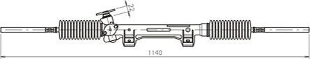 General Ricambi PE4014 - Рульовий механізм, рейка autocars.com.ua