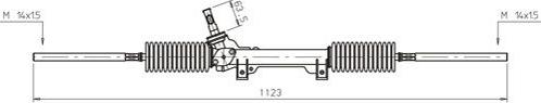 General Ricambi PE4031 - Рульова рейка autocars.com.ua