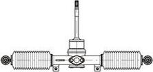 General Ricambi PO4001 - Рульовий механізм, рейка autocars.com.ua