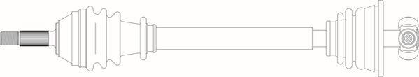 General Ricambi RE3056 - Приводной вал avtokuzovplus.com.ua