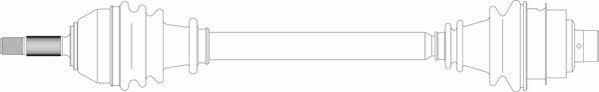 General Ricambi RE3109 - Приводной вал avtokuzovplus.com.ua