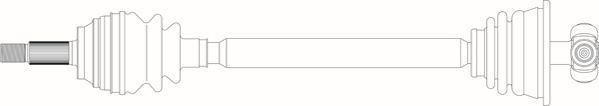 General Ricambi RE3172 - Приводной вал avtokuzovplus.com.ua