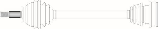 General Ricambi RE3297 - Приводной вал avtokuzovplus.com.ua