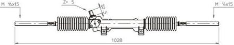 General Ricambi RE4023 - Рульовий механізм, рейка autocars.com.ua