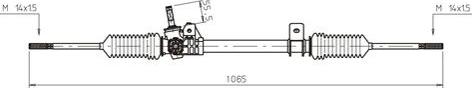 General Ricambi RE4041 - Рульовий механізм, рейка autocars.com.ua