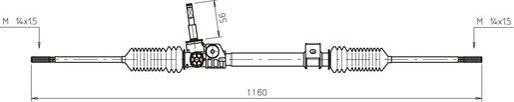 General Ricambi RE4048 - Рульовий механізм, рейка autocars.com.ua