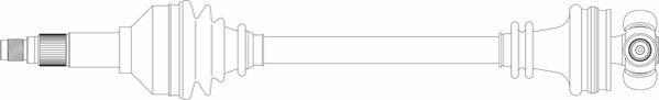 General Ricambi SA3004 - Приводной вал avtokuzovplus.com.ua