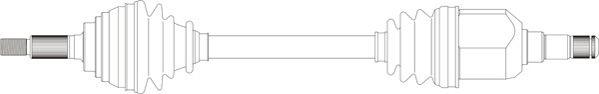 General Ricambi TY3105 - Приводний вал autocars.com.ua