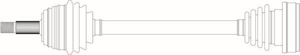 General Ricambi WW3005 - Приводной вал autodnr.net