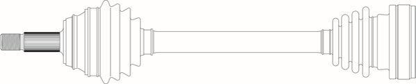General Ricambi WW3165 - Приводной вал autodnr.net