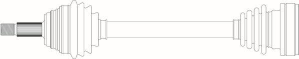 General Ricambi WW3225 - Приводной вал autodnr.net