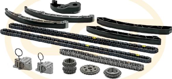 GGT KCSPA028 - Комплект ланцюга приводу распредвала autocars.com.ua