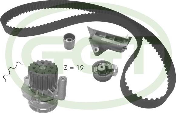 GGT KPA20082 - Водяной насос + комплект зубчатого ремня autodnr.net