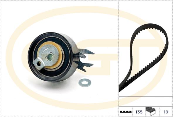 GGT KSPA230 - Комплект ременя ГРМ autocars.com.ua