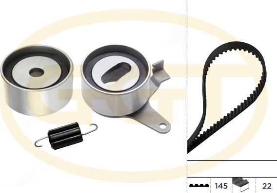 GGT KSPA291 - Комплект ременя ГРМ autocars.com.ua