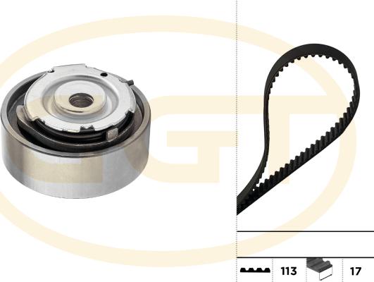 GGT KSPA296 - Комплект ременя ГРМ autocars.com.ua