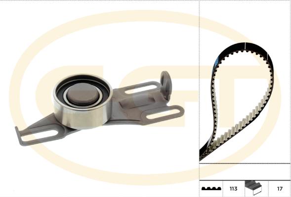 GGT KSPA305 - Комплект ременя ГРМ autocars.com.ua