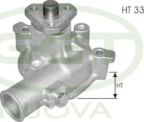 GGT PA10135 - Водяний насос autocars.com.ua