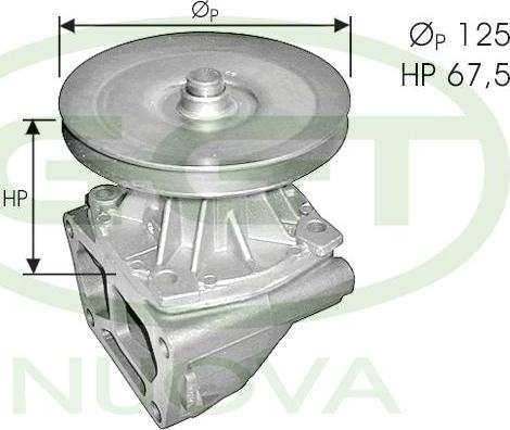 GGT PA10503 - Водяний насос autocars.com.ua