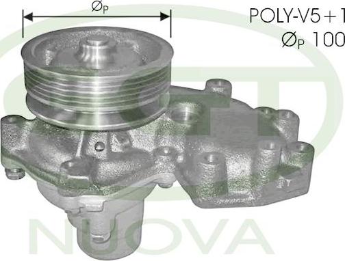 GGT PA10513 - Водяний насос autocars.com.ua