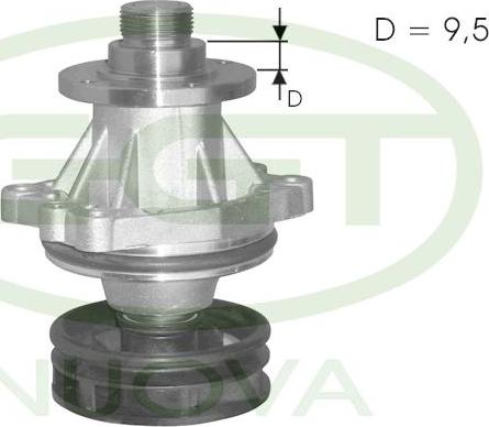 GGT PA10587 - Водяний насос autocars.com.ua