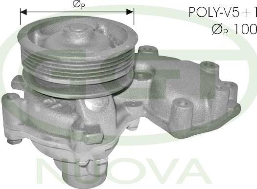 GGT PA10647 - Водяний насос autocars.com.ua