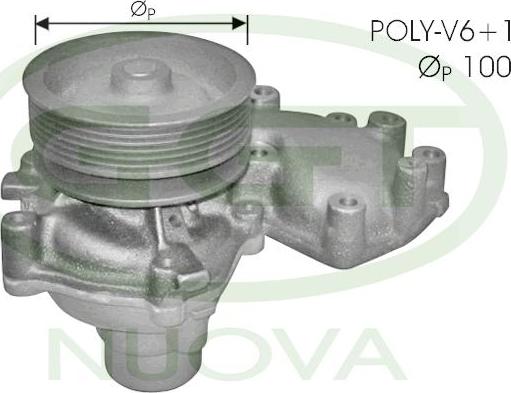 GGT PA10748 - Водяний насос autocars.com.ua