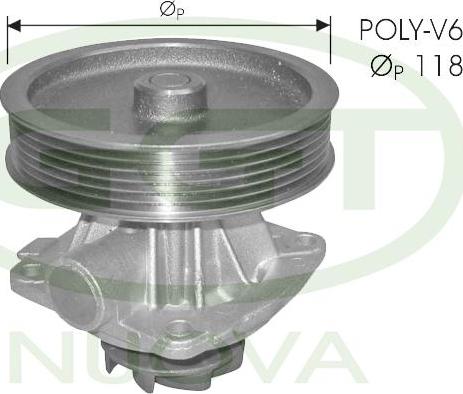 GGT PA10926 - Водяний насос autocars.com.ua