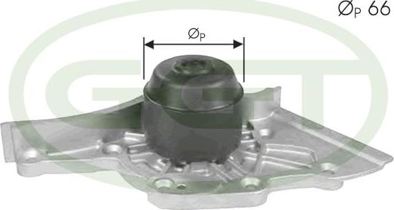 GGT PA12023 - Водяний насос autocars.com.ua