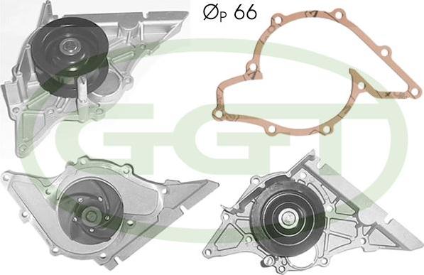 GGT PA12369 - Водяний насос autocars.com.ua