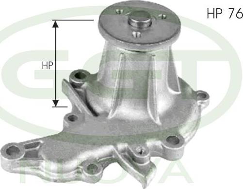 GGT PA12378 - Водяний насос autocars.com.ua