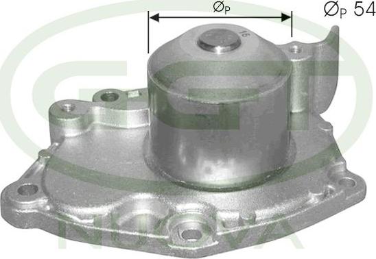 GGT PA12387 - Водяний насос autocars.com.ua