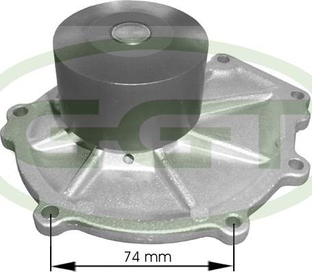 GGT PA12662 - Водяний насос autocars.com.ua