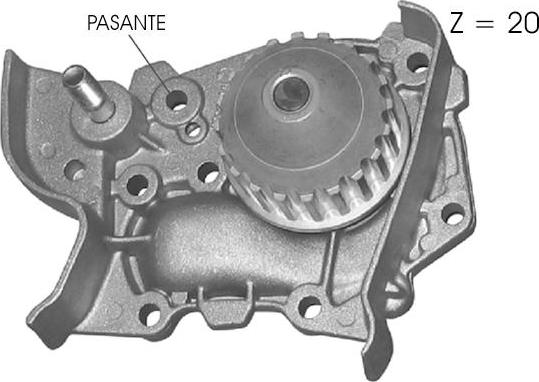 GGT PA12768 - Водяний насос autocars.com.ua