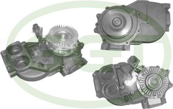 GGT PA12877 - Водяний насос autocars.com.ua