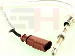 GH GH-744752 - Датчик, температура вихлопних газів autocars.com.ua