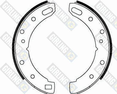 Girling 5160671 - Комплект гальм, барабанний механізм autocars.com.ua