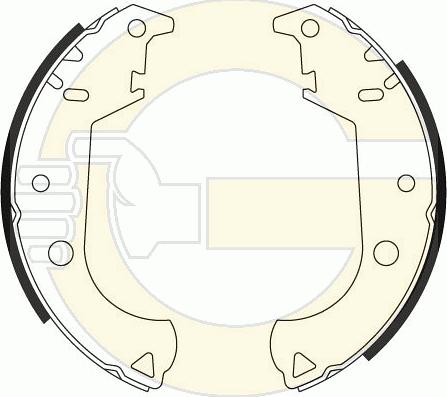 Girling 5184426 - Комплект тормозных колодок, барабанные avtokuzovplus.com.ua