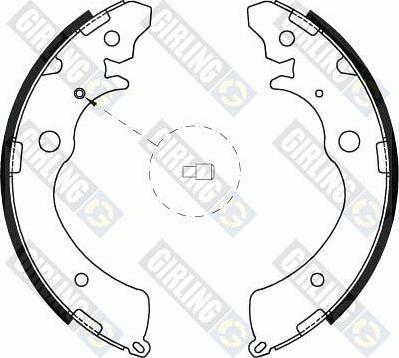 Girling 5184939 - Комплект тормозных колодок, барабанные autodnr.net