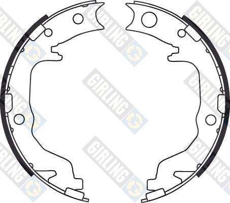 Girling 5187839 - Комплект тормозов, ручник, парковка avtokuzovplus.com.ua